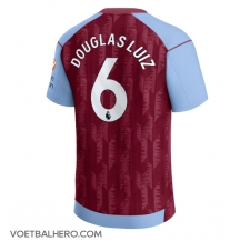 Aston Villa Douglas Luiz #6 Thuis tenue 2023-24 Korte Mouwen