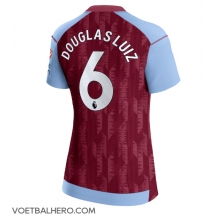 Aston Villa Douglas Luiz #6 Thuis tenue Dames 2023-24 Korte Mouwen