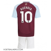 Aston Villa Emiliano Buendia #10 Thuis tenue Kids 2024-25 Korte Mouwen (+ broek)