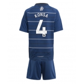 Aston Villa Ezri Konsa #4 Derde tenue Kids 2024-25 Korte Mouwen (+ broek)