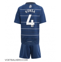 Aston Villa Ezri Konsa #4 Derde tenue Kids 2024-25 Korte Mouwen (+ broek)