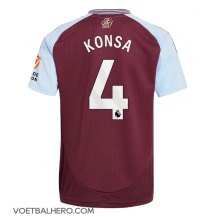 Aston Villa Ezri Konsa #4 Thuis tenue 2024-25 Korte Mouwen