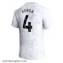 Aston Villa Ezri Konsa #4 Uit tenue 2023-24 Korte Mouwen