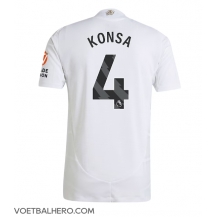 Aston Villa Ezri Konsa #4 Uit tenue 2024-25 Korte Mouwen