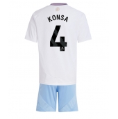 Aston Villa Ezri Konsa #4 Uit tenue Kids 2024-25 Korte Mouwen (+ broek)