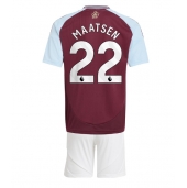 Aston Villa Ian Maatsen #22 Thuis tenue Kids 2024-25 Korte Mouwen (+ broek)