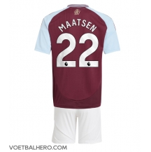 Aston Villa Ian Maatsen #22 Thuis tenue Kids 2024-25 Korte Mouwen (+ broek)