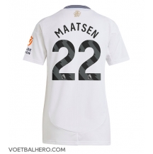 Aston Villa Ian Maatsen #22 Uit tenue Dames 2024-25 Korte Mouwen