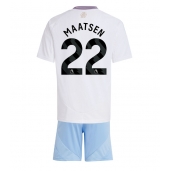 Aston Villa Ian Maatsen #22 Uit tenue Kids 2024-25 Korte Mouwen (+ broek)