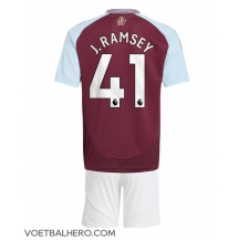 Aston Villa Jacob Ramsey #41 Thuis tenue Kids 2024-25 Korte Mouwen (+ broek)