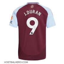 Aston Villa Jhon Duran #9 Thuis tenue 2024-25 Korte Mouwen