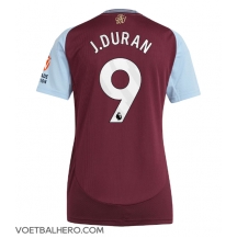 Aston Villa Jhon Duran #9 Thuis tenue Dames 2024-25 Korte Mouwen