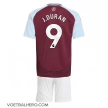 Aston Villa Jhon Duran #9 Thuis tenue Kids 2024-25 Korte Mouwen (+ broek)