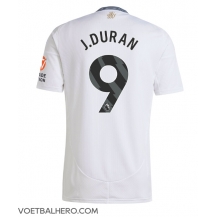 Aston Villa Jhon Duran #9 Uit tenue 2024-25 Korte Mouwen