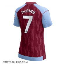 Aston Villa John McGinn #7 Thuis tenue Dames 2023-24 Korte Mouwen