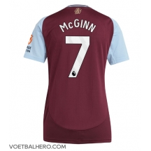 Aston Villa John McGinn #7 Thuis tenue Dames 2024-25 Korte Mouwen