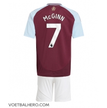 Aston Villa John McGinn #7 Thuis tenue Kids 2024-25 Korte Mouwen (+ broek)