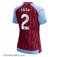 Aston Villa Matty Cash #2 Thuis tenue Dames 2023-24 Korte Mouwen