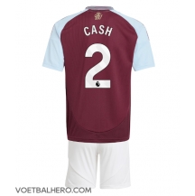 Aston Villa Matty Cash #2 Thuis tenue Kids 2024-25 Korte Mouwen (+ broek)