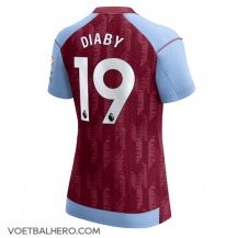 Aston Villa Moussa Diaby #19 Thuis tenue Dames 2023-24 Korte Mouwen