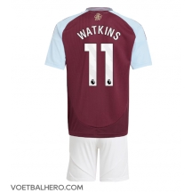 Aston Villa Ollie Watkins #11 Thuis tenue Kids 2024-25 Korte Mouwen (+ broek)