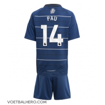 Aston Villa Pau Torres #14 Derde tenue Kids 2024-25 Korte Mouwen (+ broek)