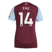 Aston Villa Pau Torres #14 Thuis tenue Dames 2024-25 Korte Mouwen