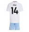 Aston Villa Pau Torres #14 Uit tenue Kids 2024-25 Korte Mouwen (+ broek)