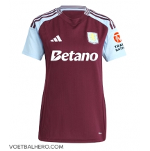 Aston Villa Thuis tenue Dames 2024-25 Korte Mouwen