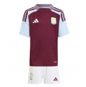 Aston Villa Thuis tenue Kids 2024-25 Korte Mouwen (+ broek)