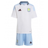 Aston Villa Uit tenue Kids 2024-25 Korte Mouwen (+ broek)