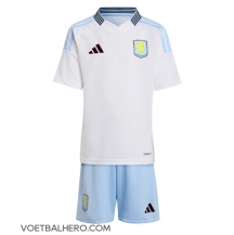 Aston Villa Uit tenue Kids 2024-25 Korte Mouwen (+ broek)