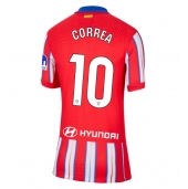 Atletico Madrid Angel Correa #10 Thuis tenue Dames 2024-25 Korte Mouwen