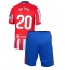 Atletico Madrid Axel Witsel #20 Thuis tenue Kids 2024-25 Korte Mouwen (+ broek)