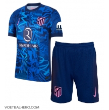 Atletico Madrid Derde tenue Kids 2024-25 Korte Mouwen (+ broek)