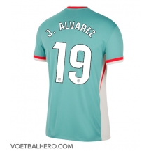 Atletico Madrid Julian Alvarez #19 Uit tenue 2024-25 Korte Mouwen