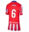 Atletico Madrid Koke #6 Thuis tenue Dames 2024-25 Korte Mouwen