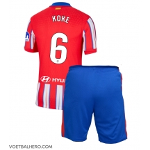 Atletico Madrid Koke #6 Thuis tenue Kids 2024-25 Korte Mouwen (+ broek)