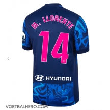 Atletico Madrid Marcos Llorente #14 Derde tenue 2024-25 Korte Mouwen