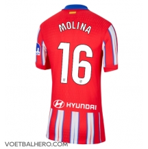 Atletico Madrid Nahuel Molina #16 Thuis tenue Dames 2024-25 Korte Mouwen