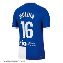 Atletico Madrid Nahuel Molina #16 Uit tenue 2023-24 Korte Mouwen