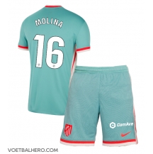 Atletico Madrid Nahuel Molina #16 Uit tenue Kids 2024-25 Korte Mouwen (+ broek)