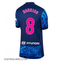 Atletico Madrid Pablo Barrios #8 Derde tenue Dames 2024-25 Korte Mouwen