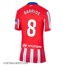 Atletico Madrid Pablo Barrios #8 Thuis tenue Dames 2024-25 Korte Mouwen