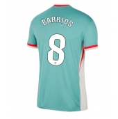 Atletico Madrid Pablo Barrios #8 Uit tenue 2024-25 Korte Mouwen