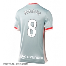 Atletico Madrid Pablo Barrios #8 Uit tenue Dames 2024-25 Korte Mouwen