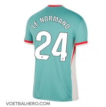 Atletico Madrid Robin Le Normand #24 Uit tenue 2024-25 Korte Mouwen