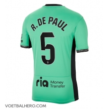 Atletico Madrid Rodrigo De Paul #5 Derde tenue 2023-24 Korte Mouwen