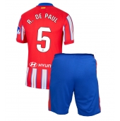 Atletico Madrid Rodrigo De Paul #5 Thuis tenue Kids 2024-25 Korte Mouwen (+ broek)