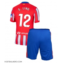 Atletico Madrid Samuel Lino #12 Thuis tenue Kids 2024-25 Korte Mouwen (+ broek)